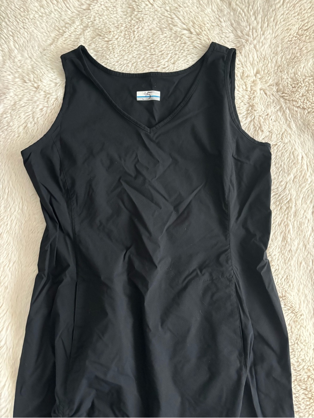 Columbia Black Sleeveless Midi Length Dress - Picture 2 of 5